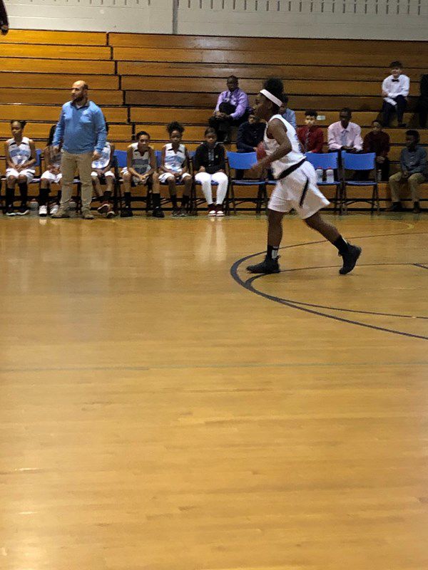 Point gaurd bringing it up the court